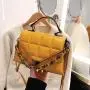 High Quality Sac A Main Femme PU Leather Handbags Flip Purse Metal Chains Crossbody Bag Embroidery Purses Handbag For Ladies