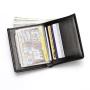 CUIKCA Men's Wallet HF023 Leather Wallets Driver License Photocards Wallet Carteras Unisex Money Clip Card Holders