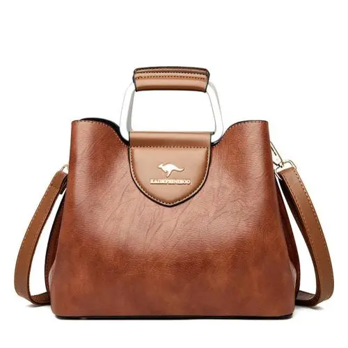 2024 New Brand Luxury Large Capacity Tote Bag Women's Handbags Fashion Pu Leather Ladies Shoulder Bags for Women