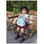 KBW094 2023 New Children's Backpack High Quality Cartoon Rabbit Yangqi Eggshell Bag Kindergarten Men and Women Shoulder Bag