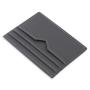 Customized Logo Card Holder Mini Slim Wallet Men Rfid Credit  PU Leather Card Holder With 6 Card Slot
