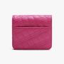 2022 Stylish Girls Lady Purse Rhombic Stitching Card Holder Wallets Women Sling Metal Chain Pouch Portable Girl Small Wallet