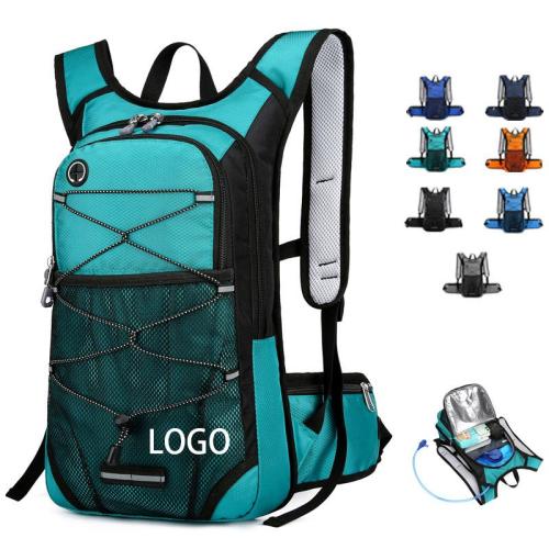 Custom Logo Lightweight Durable Collapsible Sports Water Bag Backpack Bike Riding Hiking Outdoor Camping Backpack