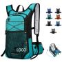 Custom Logo Lightweight Durable Collapsible Sports Water Bag Backpack Bike Riding Hiking Outdoor Camping Backpack