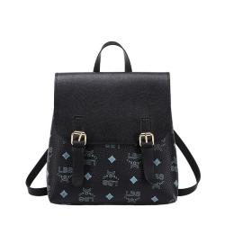 2024 Women's Fashion Small Backpack and Shoulder Bag Printed Contrast Color Bag Lady Style Wholesale