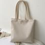 New Fashion Bag Women's Large Capacity Customs HandBag Stylish Portable PU Customs Tote Bag