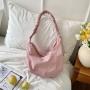 Pleated Canvas Tote Bag Plain Soft Handbag Manufacturer Customize Fashion Casual Taschen CY130