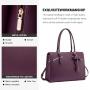 LOVEVOOK Laptop Tote Bags Large PU Crossbody Work shoulder Bags 15.6inch Computer bags 2pcs Briefcase women Handbags and Purse