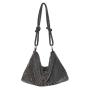 Factory direct new knot rhinestone full diamond evening bag handmade inlaid diamond armpit bag banquet handbag female
