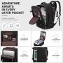 LOVEVOOK 17.3 in Laptop Travel Backpack Carry On Bags Outdoor School Business Backpacks with 3 Packing Cubes 35L Luggage Bag