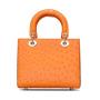 OEM ODM Designer Branded Style Luxury Fashion Quality Genuine Ostrich Skin Leather Small Mini Women Lady Crossbody bags handbag