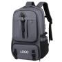 custom logo youth men's back bags multifunctional 17 inch business mochila sport travel laptop backpack with shoe storage