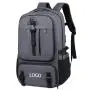 custom logo youth men's back bags multifunctional 17 inch business mochila sport travel laptop backpack with shoe storage