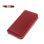 Custom Carteras Rfid Men Genuine Leather Long Card Wallet Anti Rfid Blocking Card Holder For Man