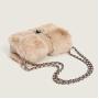 2024 Custom Faux Fur Shoulder Sling Bag For Fashionable Women Ladies Crossbody