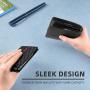 Customize Mens Front Pocket Money Clip Wallet RFID Blocking Carbon Fiber Wallet ID Window Large Capacity Wallet