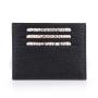 ODM Dompet Newest Design Genuine Leather Card Case Smart Wallet With Leather Lace In Real Unisex Slim Credit Card Holders