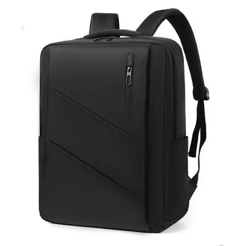 2024 New Business Laptop Case USB Charging Men's Backpack Business High end Solid Color Backpack