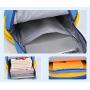 ZR871 Waterproof Schoolbag Children Backpack Colorful Cartoon Portable Fashion Nylon Large Capacity Pupil  Kid Outdoor Schoolbag