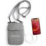 Custom Logo Black Small Messenger Shoulder Bag Mini Crossbody Bag For Men Women