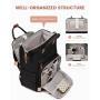 LOVEVOOK 14 15.6 17 Inch Student School Book Bags with USB Port Womens Fashion Casual Waterproof Laptop Backpack for Woman Girls