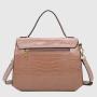 Borse Hot Sales bolsas Elegant Handbags Customized Lock Structured Bag Crocodile Pattern Crossbody Bags Pu Leather Handbag