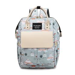 2024 Eco Friendly Oxford Diaper Bag Custom Logo Mummy Baby Diaper Bag Backpack