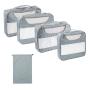 Custom Lightweight Travel Compression Mesh Storage Bags 9 Pack Packing Cubes Travel Luggage Organizer Set