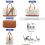 LOVEVOOK 2022 large handbags for women lifestyles bag floral over night duffle bag custom logo gym weekend Luggage travel bags