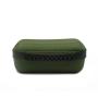Green carbon herbs smelly proof stash box bag for accessories with combination lock waterproof zipper  no smell EVA case