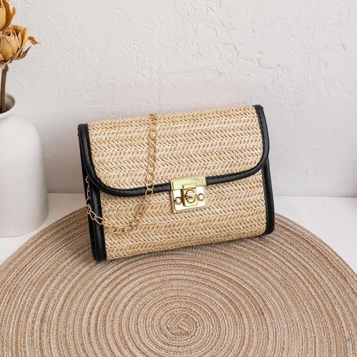 CCF662 Women's Bags One Shoulder Bag Summer Straw Weaving Beach Bag For Women Handmade Fashion Women Casual Crossbody Handbag