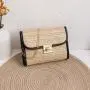 CCF662 Women's Bags One Shoulder Bag Summer Straw Weaving Beach Bag For Women Handmade Fashion Women Casual Crossbody Handbag