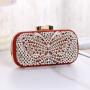 Women Evening Clutch Bag Wedding Ladies Party Purse Lady Clutches Bags Rhinestone Butterfly Pattern Clutch Evening Bags