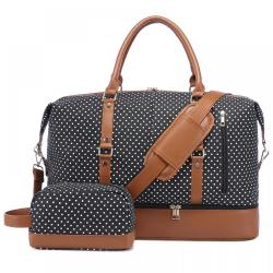 2022 new arrival LOVEVOOK ladies Luggage bags l2pcs weekender bag waterproof travel makeup and toiletry women travel bag