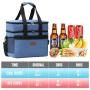 2022 new Realer 31L foldable large cooler bag with bottle opener ice pack waterproof lunch bag picnic camping trip cooler bags