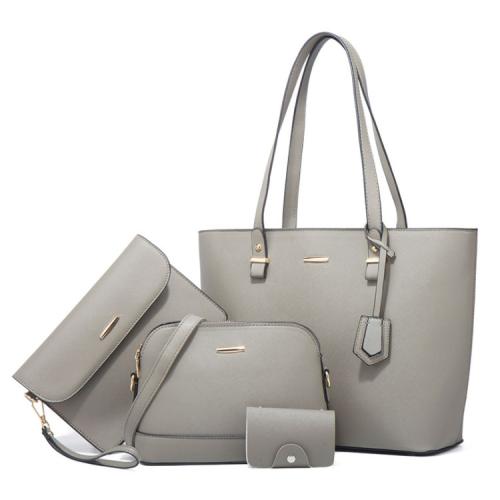 New Design Sac Pour Femme Shoulder Bags Pu Leather With 4pc Luxury Set Bags Handbag For Women