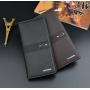 ZR756 Man Wallet Long Card Holder Card Positions Case Open Frosting Purse Retro Money Clip Billfold Dollars PU Open Wallet