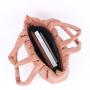 CHANGRONG Custom  Winter Down Cotton Soft Large Shoulder Bag ladies quilted puffy handbag
