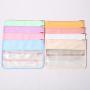 Keymay Bag High quality Large Waterproof Nylon Cosmetic Bag With Patches Women Toiletry Pouch Makeup Bag