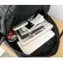 ZR116 Korean Version of Hand-woven Shoulder Versatile Leisure Travel High-capacity Male Trend Student Bag Computer Bag