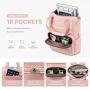 LOVEVOOK Laptop Backpack for Women 15.6 inch Quilted Tote Backpacks Cute Computer Work School Teacher Travel Backpack Bag Purse