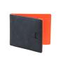 Mens bifold RFID  Money clip wallet card holder with zipper coin pocket