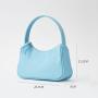 OEM ODM Trendy Fashion Nylon Small Purse Ladies Hand Bags With Zipper Custom Logo Classic Women Mini Handbags