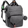 Custom Dry-Wet Separated Baby Nappy Changing Bag Waterproof Travel Back Pack with USB Charging Port Stroller Diaper Bag Backpack
