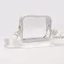 RTS Stock Pink Girls Mini Clear Crossbody Bag Stadium Approved Messenger Bag PVC Transparent Shoulder Bag With Adjustable Strap