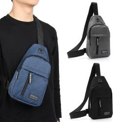 New chest bag men fashion trend Oxford chest bags for men Korean style male casual shoulder crossbody bag