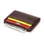 CUIKCA Korean Version Unisex Magic Wallet Money Clip Purse Slim Elastic Wallet Men Retro PU Leather Wallet ID Credit Card Cases