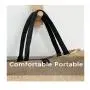 KBW024 2023 Fashion Women Handbag Linen Women Bag Large Capacity Casual Shoulder Bag Fashion Letter Package