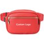 Gelory Wholesale Fashion Women Waist Bag Custom Logo PU Leather Hip Bum Bag Fanny Pack