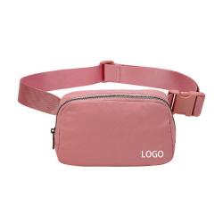 custom logo outdoor cell phone sling waist pack man women waterproof nylon gym travel crossbody everywhere belt bag